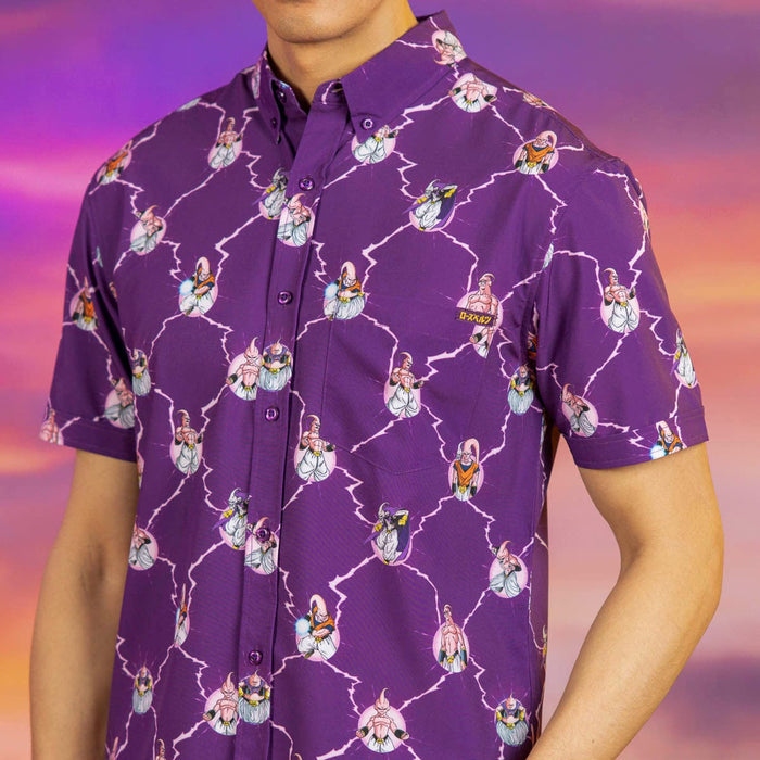 RSVLTS Dragon Ball Z Short Sleeve Shirt Dragon Ball Z "The Many Forms of Buu" – KUNUFLEX Short Sleeve Shirt Dragon Ball Z "The Many Forms of Buu" – KUNUFLEX Short Sleeve Shirt