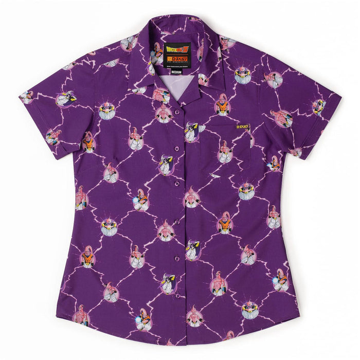 RSVLTS XS Dragon Ball Z Women's Short Sleeve Shirt Dragon Ball Z "The Many Forms of Buu" – Women's KUNUFLEX Short Sleeve Shirt Dragon Ball Z "The Many Forms of Buu" – Women's KUNUFLEX Short Sleeve Shirt