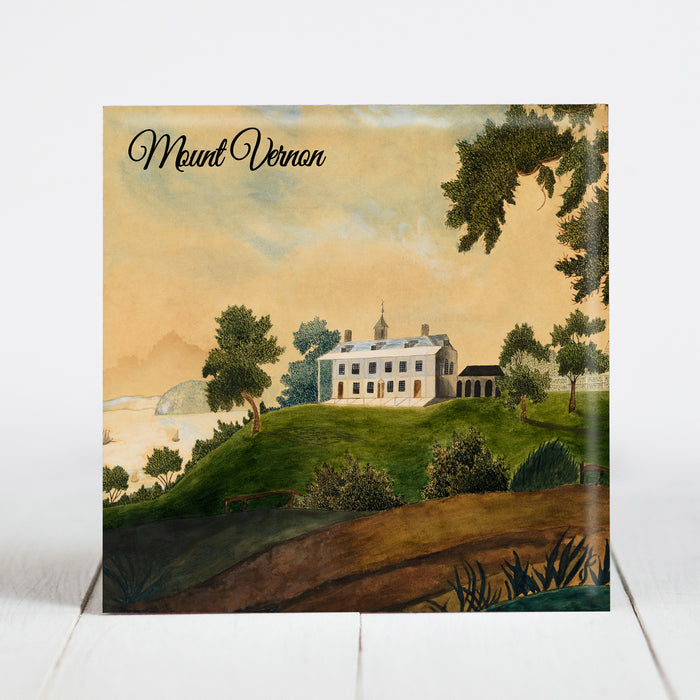 Early 19th Century View of Mount Vernon - George Washington's Home