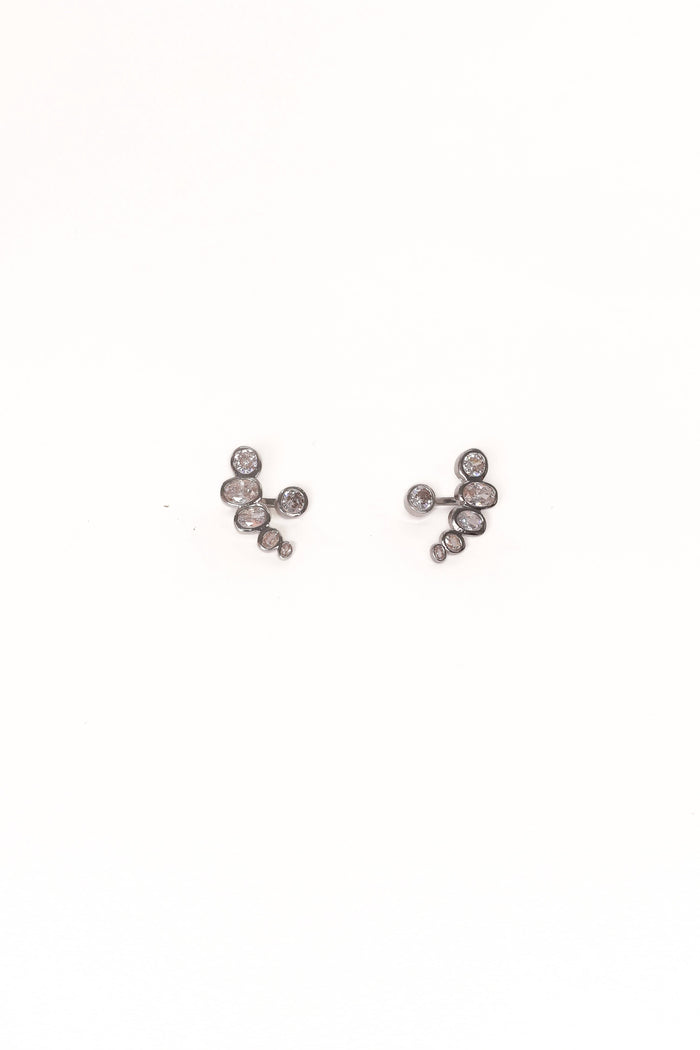 Petal and Pup USA ACCESSORIES Elisa Earrings - Silver One Size