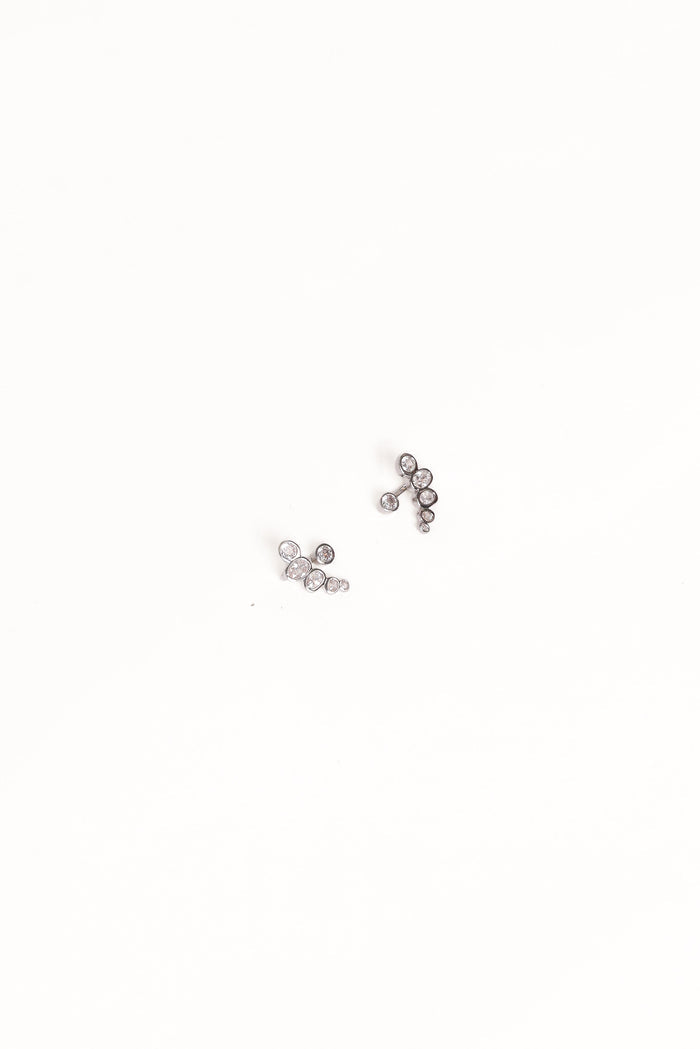 Petal and Pup USA ACCESSORIES Elisa Earrings - Silver One Size