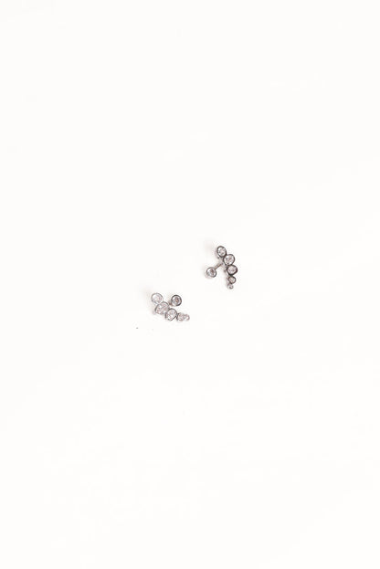 Petal and Pup USA ACCESSORIES Elisa Earrings - Silver One Size