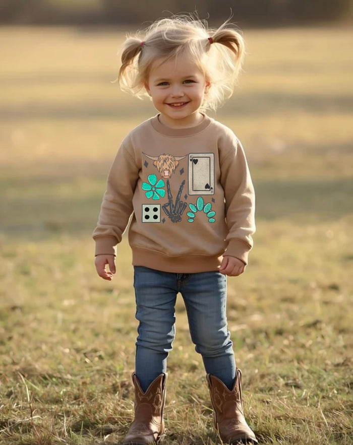 Embroidered Collage Sweatshirt