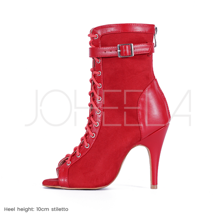 Emily Rouge - Talons stilettos - Personnalisable Joheela - Heels dance shoes - Chaussure de danse talon