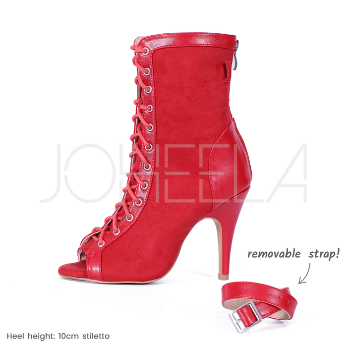 Emily Rouge - Talons stilettos - Personnalisable Joheela - Heels dance shoes - Chaussure de danse talon