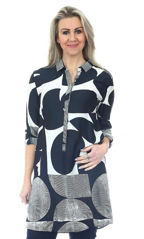 Erfo 651101300 Black/Blue Long Shirt - Dotique - Erfo