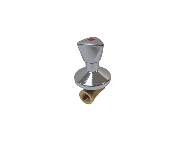 Europa Stop Cock Conceal. QT. CER. CAR Traditional 1/2(F) X 1/2" (F) - EUR0001 MEGA