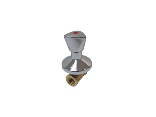 Europa Stop Cock Conceal. QT. CER. CAR Traditional 1/2(F) X 1/2" (F) - EUR0001 MEGA