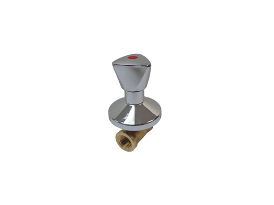 Europa Stop Cock Conceal. QT. CER. CAR Traditional 1/2(F) X 1/2" (F) - EUR0001 MEGA