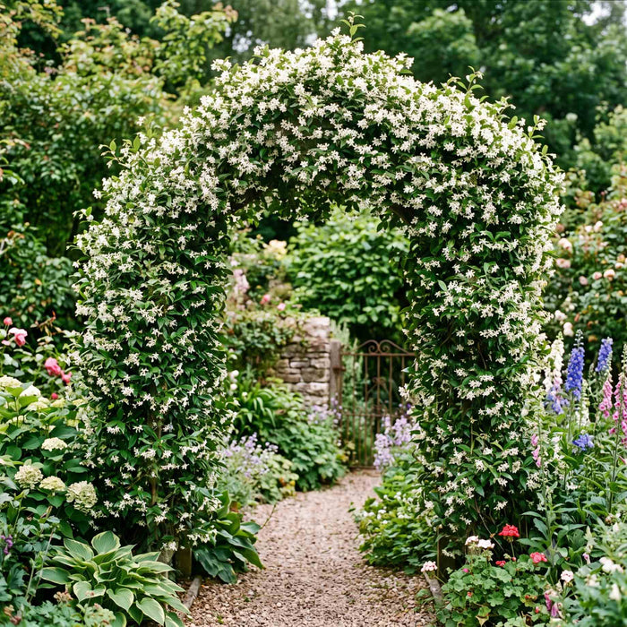 Evergreen Star Jasmine | Trachelospermum jasminoides Climbing Plants