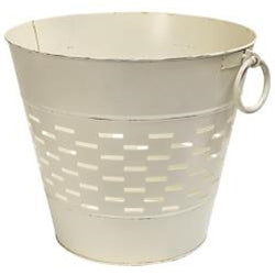 Farmhouse White Olive Bucket
