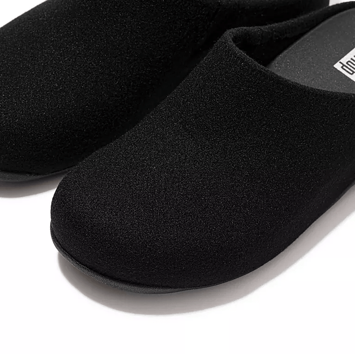 Fitflop Shuv Felt Clogs - Black - Dotique - Fitflop