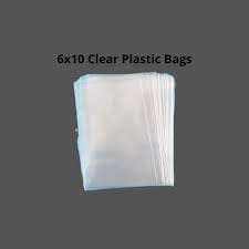 Flat Open Top Clear Plastic Bags for Party Favors, Gifts, Parts, Storage, Packaging, and More 10X16 100’S - 43122212399 Pie's Variety Store