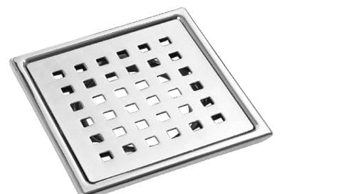 Floor Drain – Floor Drain Stainless Steel 10X10 (4X4 Inch) Centimeter , 2 Inch Connection Central Outlet - CHGM146 MEGA