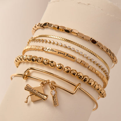 Follow Your Heart Stretch Bracelet