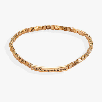Follow Your Heart Stretch Bracelet