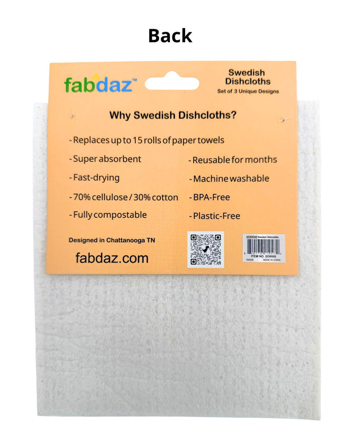 Funny Teacher Sayings - Set of 3 - Swedish Dishcloths - Wholesale