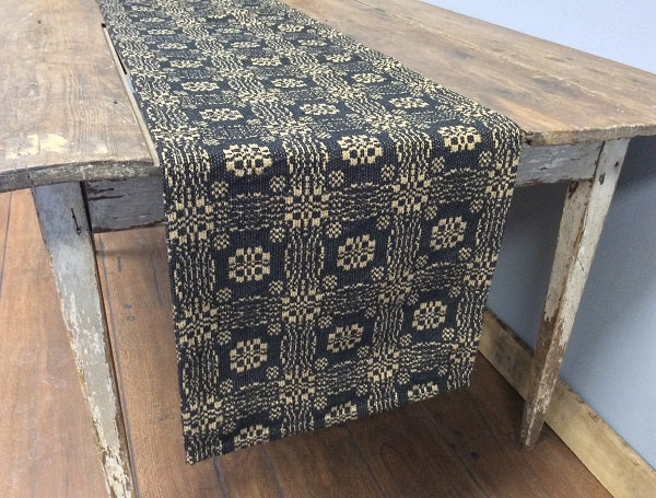 Gettysburg Black and Tan Long Runner