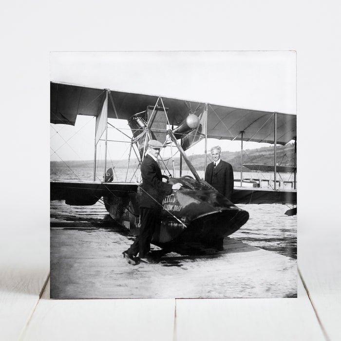 Glenn Curtiss and Henry Ford c.1910