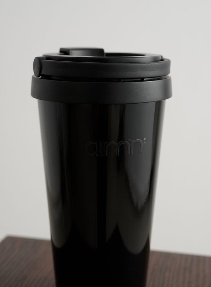 Glossy Black To Go Mug