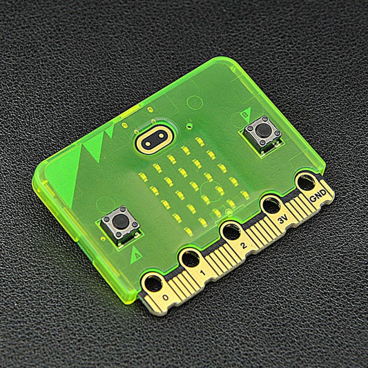 Green Frosted Case for micro:bit V2 [Discontinued] by Elecfreaks - The Pi Hut