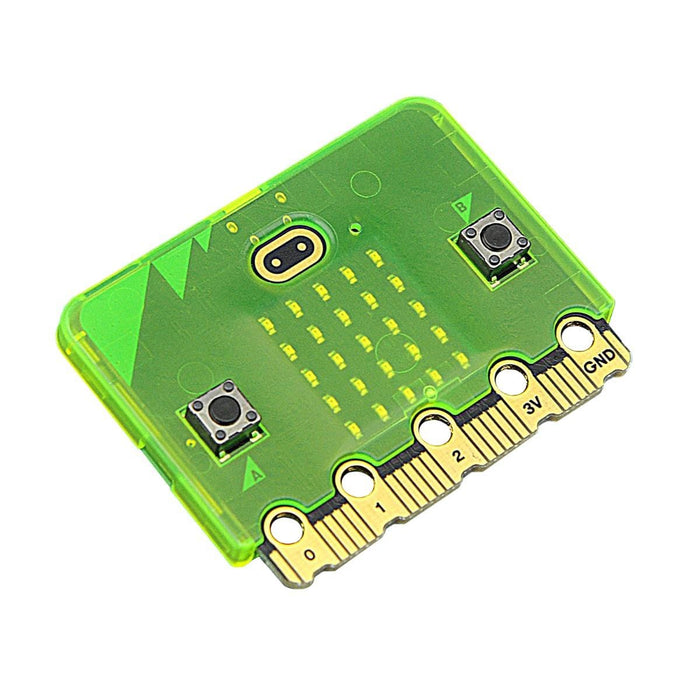 Green Frosted Case for micro:bit V2 [Discontinued] by Elecfreaks - The Pi Hut