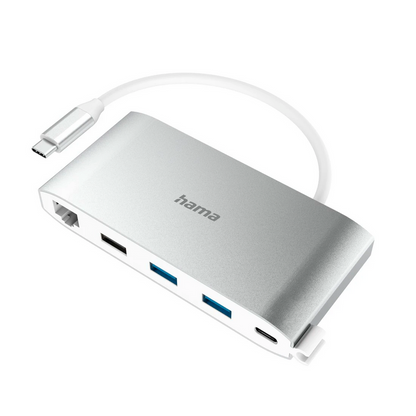 Hama USB-C Multiport Hub - Silver & White | 451507 from Hama - DID Electrical