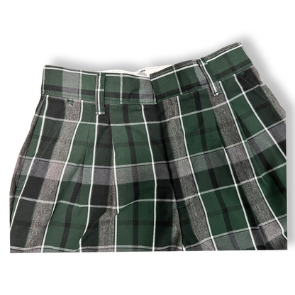 Hamilton Pleated Plaid Short