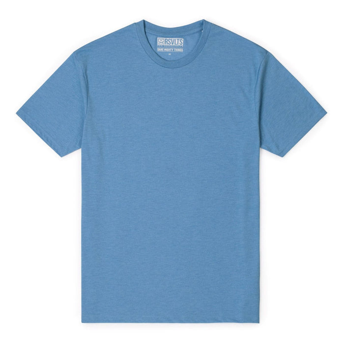 RSVLTS XS RSVLTS Crewneck T-shirt Heather Light Blue – Crewneck Tee Heather Light Blue – Crewneck Tee