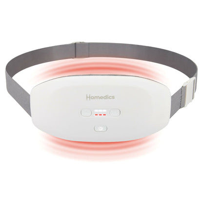 Homedics Cycle Comfort Heat and Vibration Belt - White & Grey | WMH-200H from Homedics - DID Electrical