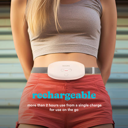 Homedics Cycle Comfort Heat and Vibration Belt - White & Grey | WMH-200H from Homedics - DID Electrical