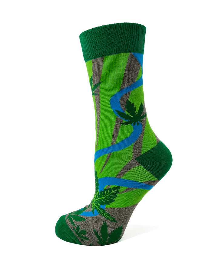 Funny marijuana novelty socks