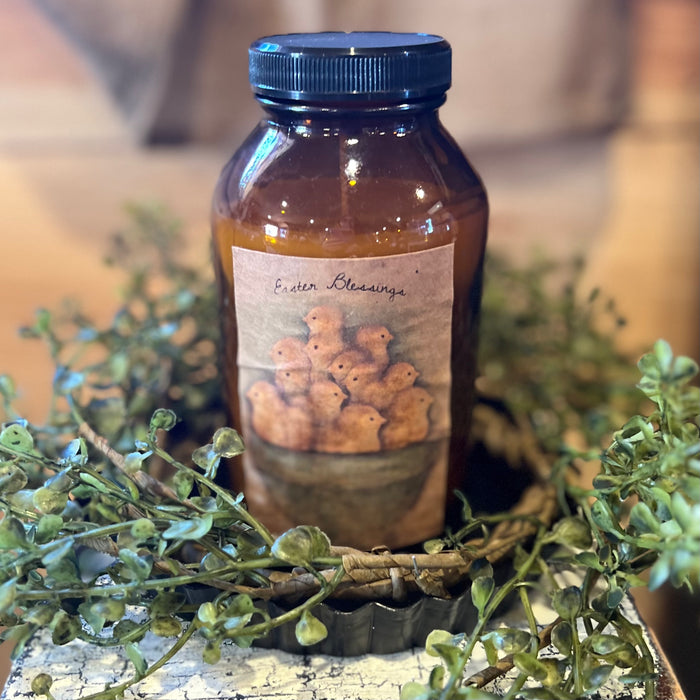 Amber Glass Jar Candle Spring Line