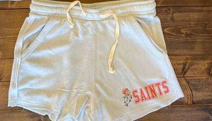 Saints Lounge Matching Crop/Short Set