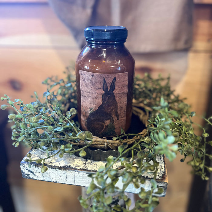 Amber Glass Jar Candle Spring Line