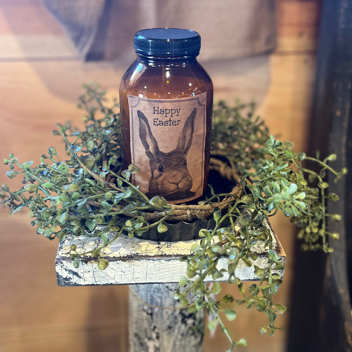 Amber Glass Jar Candle Spring Line