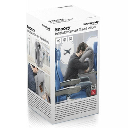Innovagoods Adjustable Travel Pillow with Carry Case- Blue | 815806 from Innovagoods - DID Electrical