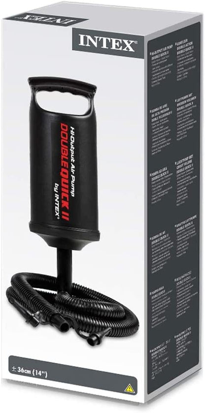Intex Double Quick II S Hand Pump, 14 1/2 inches (37cm) - 68605 MEGA