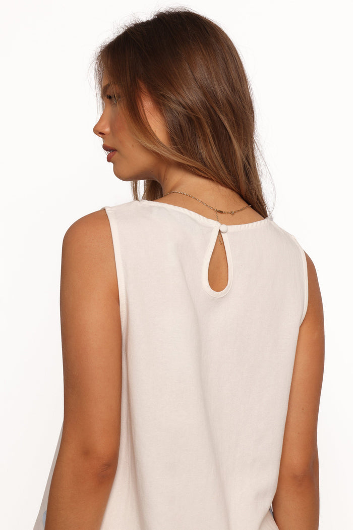 Petal and Pup USA TOPS Jasinta Top - Cream Blue