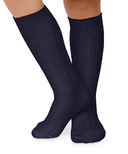 Jefferies Socks Classic Cable Knee High Socks 1 Pair