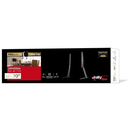 Jolly Line 32"-70" 50KG Table Top Pedestal Feet - Black | 755448 from Jolly Line - DID Electrical