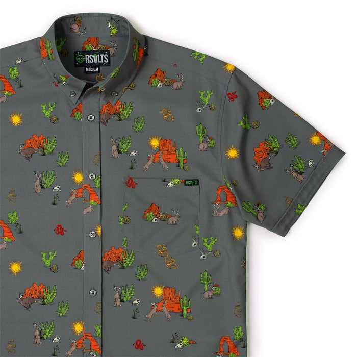 RSVLTS XS RSVLTS Short Sleeve Shirt Jumpin' Jackalopes – KUNUFLEX Short Sleeve Shirt