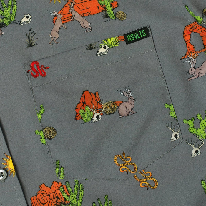 RSVLTS RSVLTS Short Sleeve Shirt Jumpin' Jackalopes – KUNUFLEX Short Sleeve Shirt