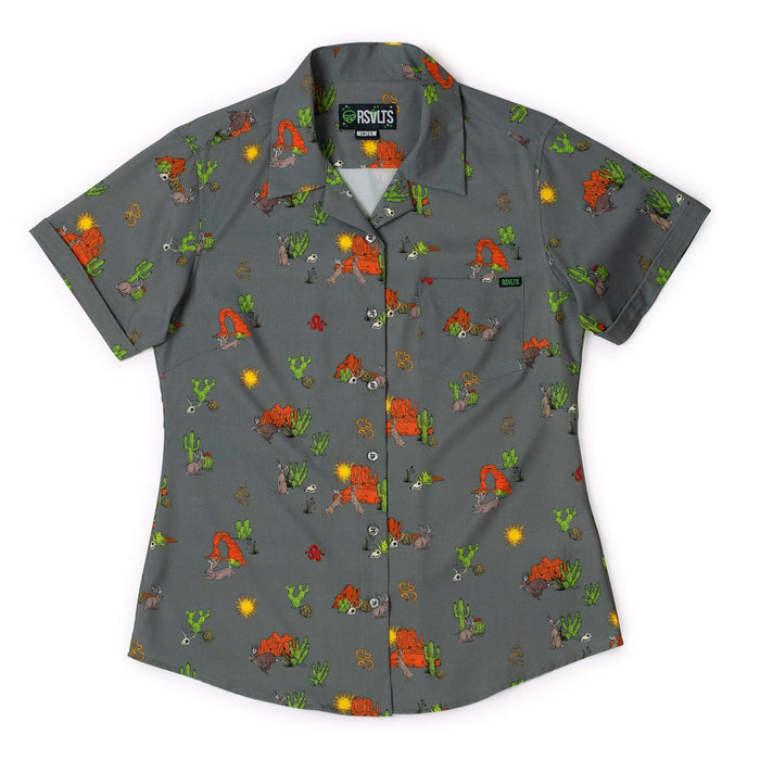 RSVLTS XS RSVLTS Women's Short Sleeve Shirt Jumpin' Jackalopes – Women's KUNUFLEX Short Sleeve Shirt