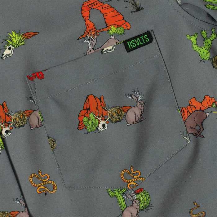 RSVLTS RSVLTS Women's Short Sleeve Shirt Jumpin' Jackalopes – Women's KUNUFLEX Short Sleeve Shirt