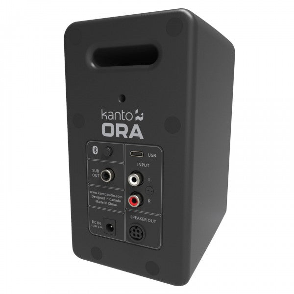Kanto Ora Powered Reference Desktop Speakers With Bluetooth Black Black