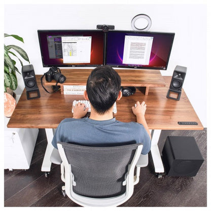 Kanto Ora Powered Reference Desktop Speakers With Bluetooth Black Black