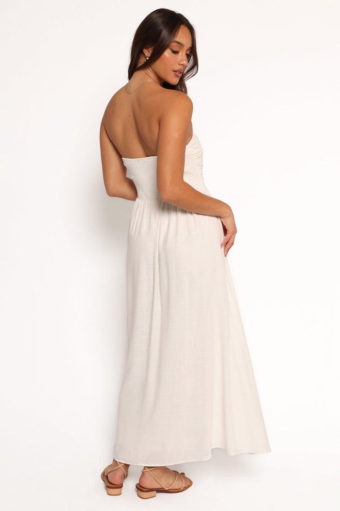 Petal and Pup USA DRESSES Kayt Strapless Dress - White