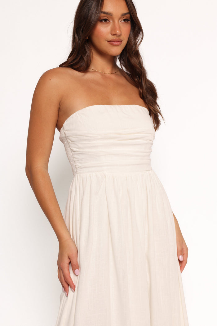 Petal and Pup USA DRESSES Kayt Strapless Dress - White