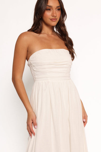 Petal and Pup USA DRESSES Kayt Strapless Dress - White